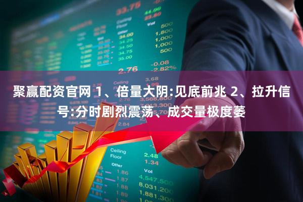 聚赢配资官网 1、倍量大阴:见底前兆 2、拉升信号:分时剧烈震荡、成交量极度萎